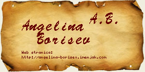 Angelina Borišev vizit kartica